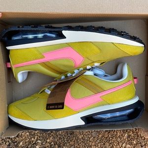NWT Nike air max pre day LX -Size 11 women or 9.5 men dark citron/pink gaze